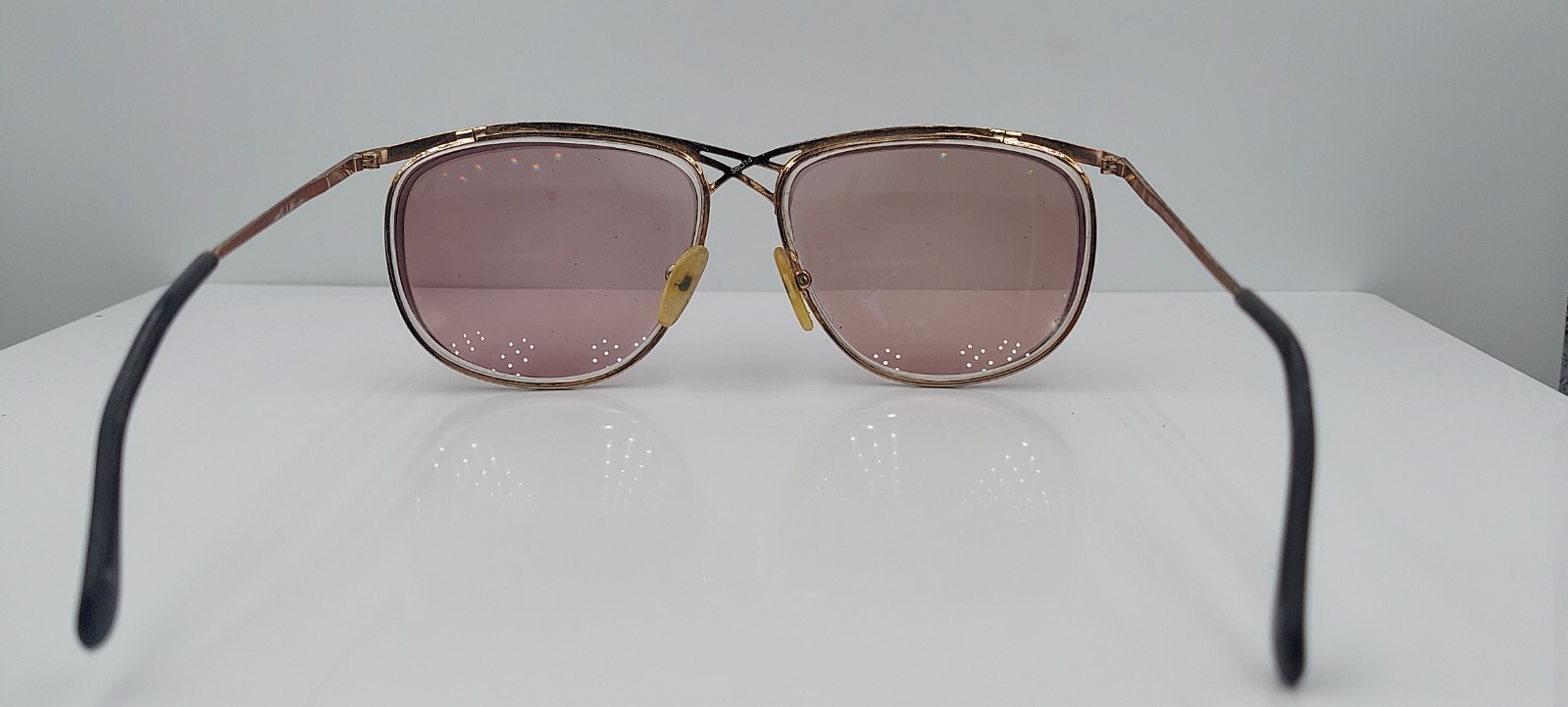 Vintage Beverly Johnson BE-4 Brown Gold Oval Sung… - image 4