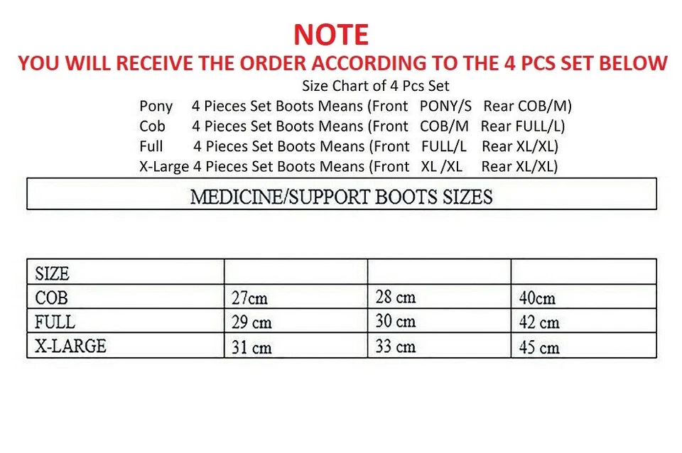 Horse Boots Set of 2 Medicine Brushing Support Boots Equestrian Boots Set of 4 - Image 2 of 2