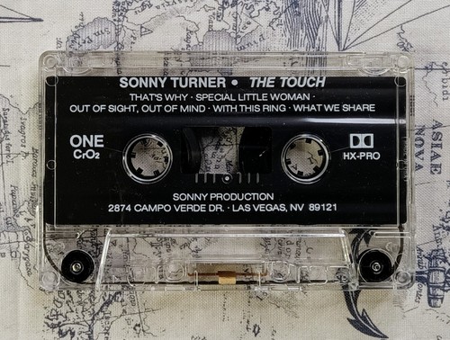 Sonny Turner The Touch 1980s Private Press Cassette Signed Platters Soul R&B VG+ - Picture 5 of 6