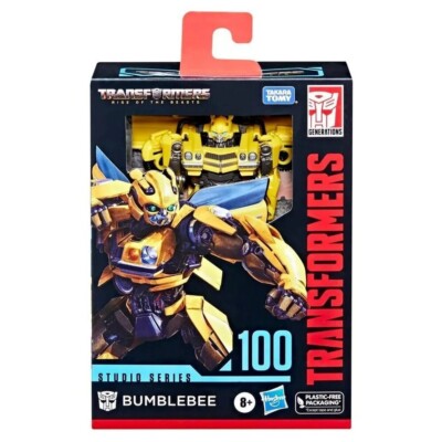 Transformers Studio Series D 100 Rise of the Beasts Bumblebee Actionfigur 4,5''
