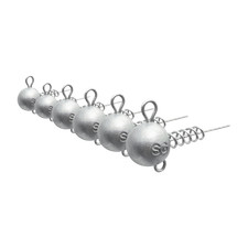 Savage Gear Ball Corkscrew Heads Lose Schraub Jig Kopf mit Spirale Cork Screw