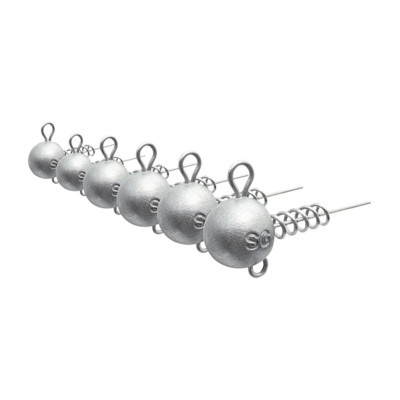 Savage Gear Ball Corkscrew Heads Lose Schraub Jig Kopf mit Spirale Cork Screw