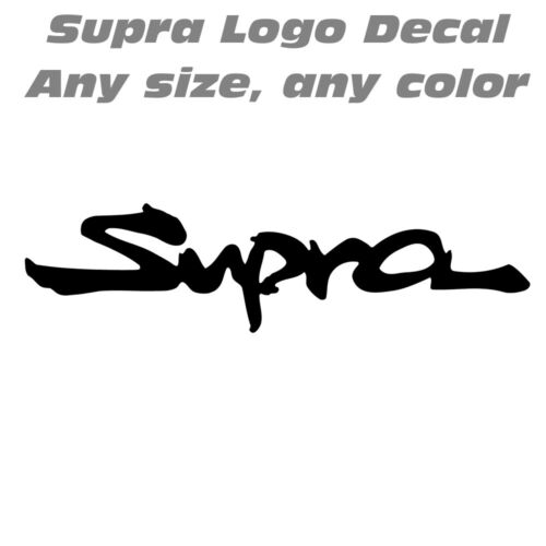 Toyota Supra Logo Decal Sticker Emblem - Picture 1 of 2