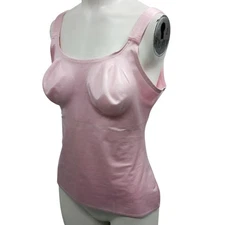 Ruby Ribbon Original Camisole Tank Top Size 38 Shaping Pink Shapewear Bra