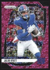 2024 Panini Prizm Pink No Huddle 13/25 Jalin Hyatt #215 JW1