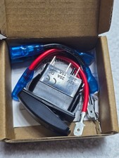 Blue Led Windshield Wiper Rocker Switch 5 Pin On Off 12v 24v Jumper Wires 20a