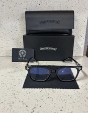 1OF1 Chrome Hearts Black  Silver Glasses Designer Eye wear