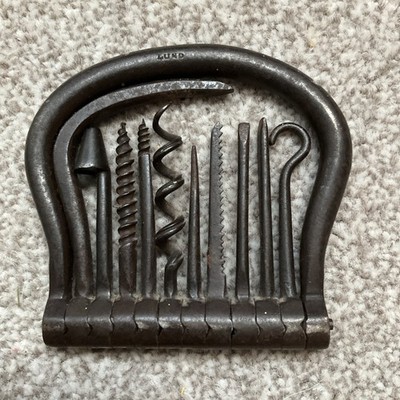 SELTENES LUND KLAPPBOGEN-MULTITOOL AUS DEM 19. JAHRHUNDERT.