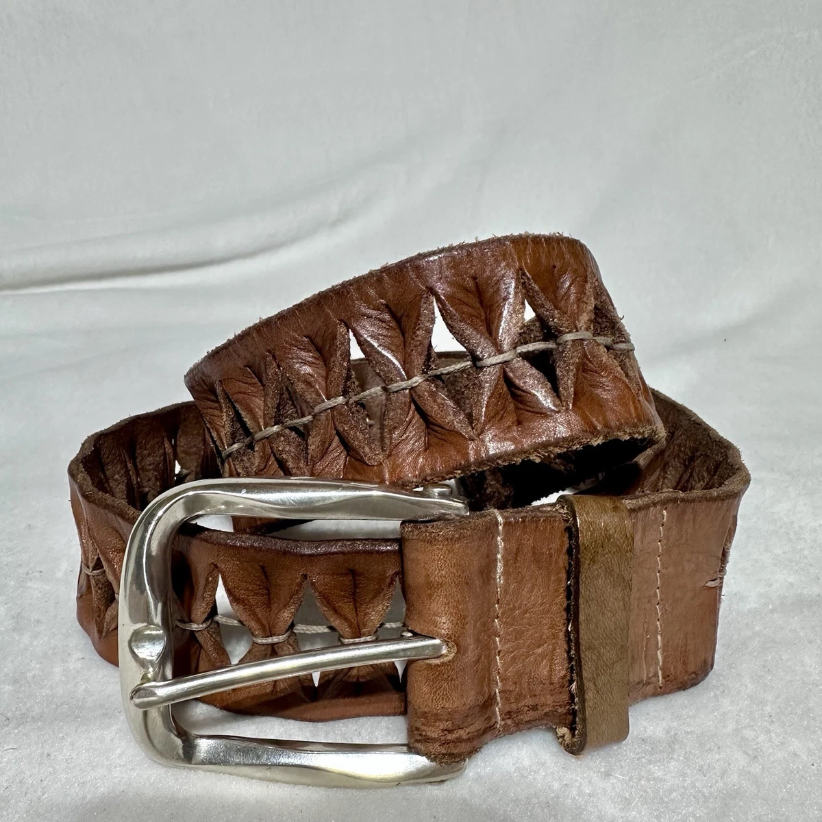 Vintage Suzi Roher Canada Studded Leather Belt Small Plus Silver 90s Suzi Roher Belt - Etsy main image 2