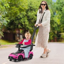 3-in-1 Ride on Push Car Maserati Licensed Foot to Floor Kids Sliding Walking Car