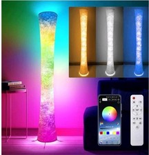 2pk Floor Lamp, 61'' Smart RGB LED Corner Lamp Music Sync 16 Million DIY 2 Lamps