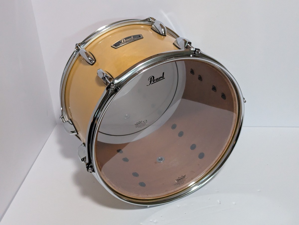 Pearl Vintage Hybrid Wood Fiberglass Tom 13 x 9 Platinum Mist W