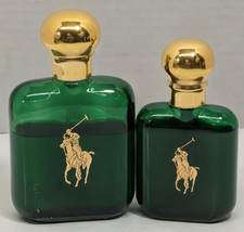 4OZ & 2OZ Vintage Ralph Lauren Cosmair Polo Spray Cologne Green Bottle, EDP