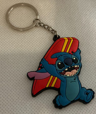 Lilo and Stitch, Stitch with surf board rubber keychains