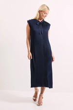 Principles Navy Column Dress Womens Workwear Dresses