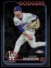 DANIEL HUDSON 2024 TOPPS CHROME UPDATE LOS ANGELES DODGERS #USC19