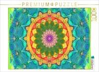 Calvendo Puzzle Earth Mandala | 1000 Pieces, Finished Size 25.2 × 18.9 In (64 ×