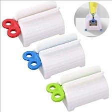 Rolling Tube Toothpaste Squeezer Manual Dispenser Seat Holder Home Bathroom
