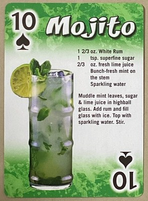 Mojito Drink Recipe Single Swap Wide Playing Card