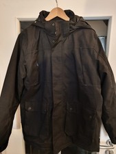 Men's jacket Polarino outdoor functional jacket wind waterproof 50 black hiking