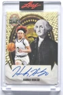 HANNAH HIDALGO 1/1 GOLD PRIZM AUTO 2026 LEAF METAL PRESIDENT'S DAY NOTRE DAME!