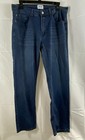 Crisp Men's Dark Blue Slim Straight Stretch Denim Whiskered Jeans Sz 32x30 — photo 1