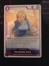 One Piece CCG Vinsmoke Sora Legacy Of The Master R Foil Card OP12-062 NM