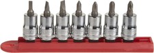 7 Pc. 38 Drive Slottedphillipspozidriv Bit Socket Set One Size 7 Pc. 38 Drive Slottedphillipspozidriv Bit Socket Set One Size
