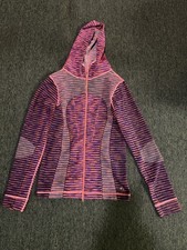 Soho Sport Women s Athletic Pink Purple Full Zip Jacket Hoodie Sweatshirt S