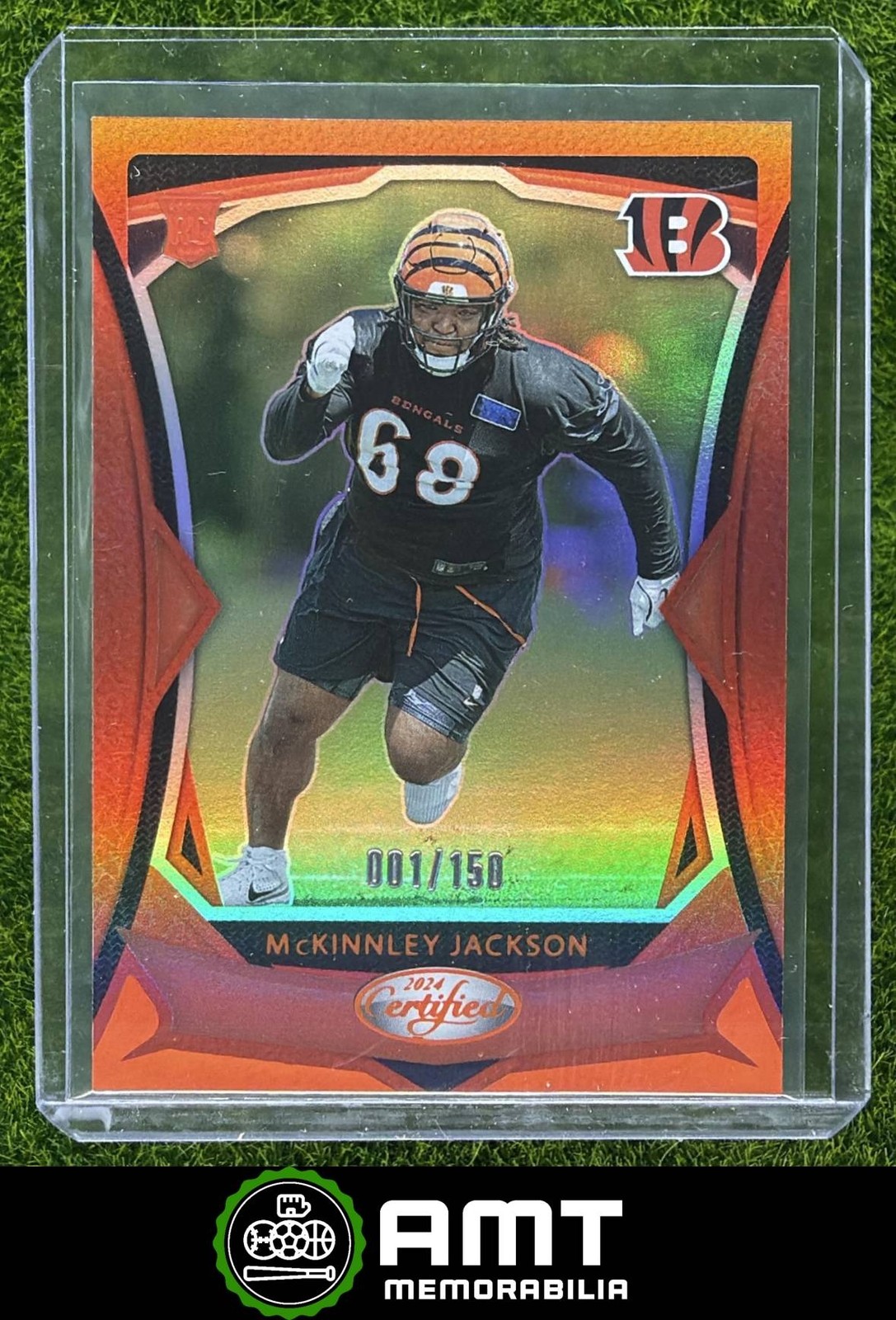 McKinnley Jackson Panini Certified #172 Mirror Orange