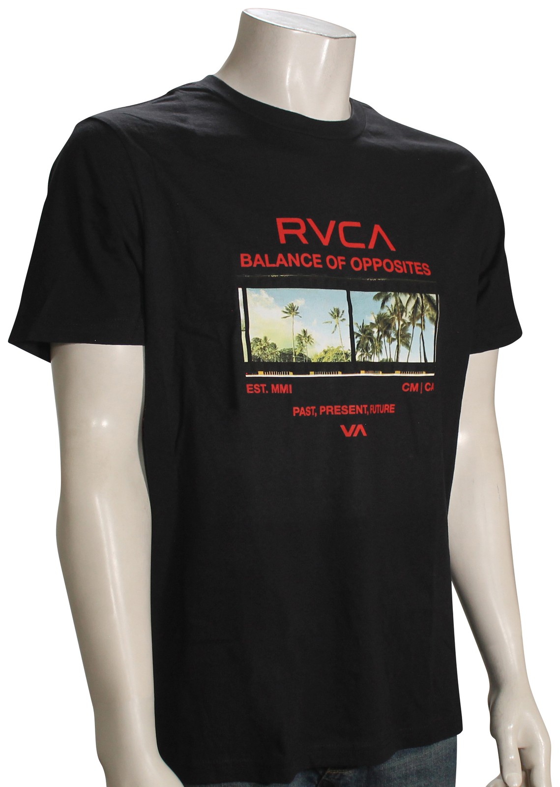Футболка RVCA Contact SS - Черная - 5990₽