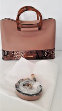 DUNE London Tan/Snakeskin Handbag/Crossbody - New