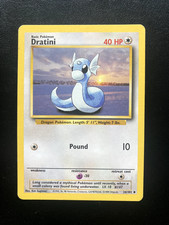 Dratini 26/102 Base Set Pokemon Card WOTC LP