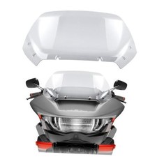 11.5" Wave Windshield Windscreen Wind Splitter Compatible for Harley CVO Clear