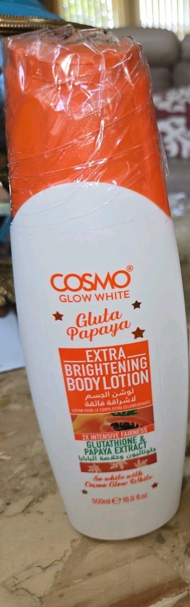 cosmo glutathione COSMO Glow White Extra Brightening Body Lotion + Glutathione & Papaya  16.9oz