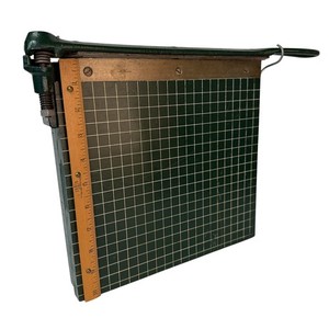 Tower Wood Paper Cutter 10 Inch Very Nice Vintage Works Great Pre Owned