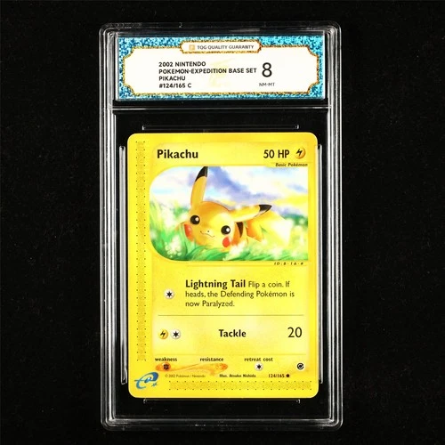 TQG 8 NM-MT 2002 Pokemon ENG Pikachu 124/165 C