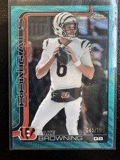 2025 Topps Chrome Jake Browning Teal Wave /199