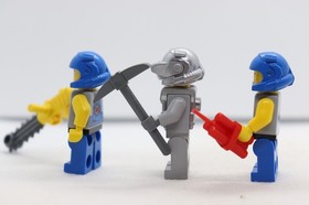 3) Power Miners Lot Rex Doc Duke 8190 8189 8191 8188 8964 LEGO Minifigure Figure