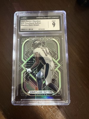 Denver Broncos Lot Champ Bailey, CGC 9 Cortland Sutton /50, Clinton Portis PA