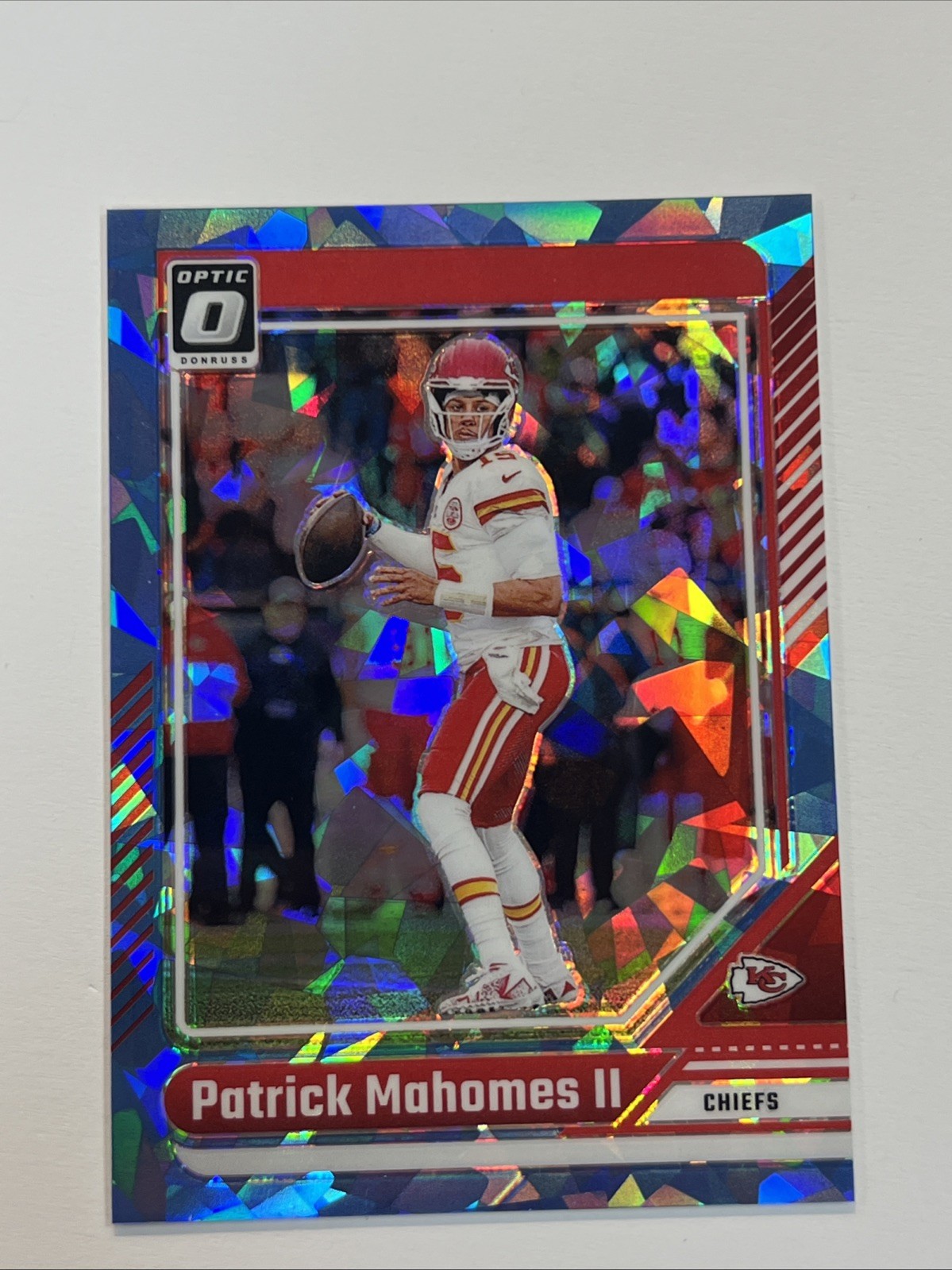 Patrick Mahomes II 2024 Donruss Optic Ice /15 #94 Chiefs KG