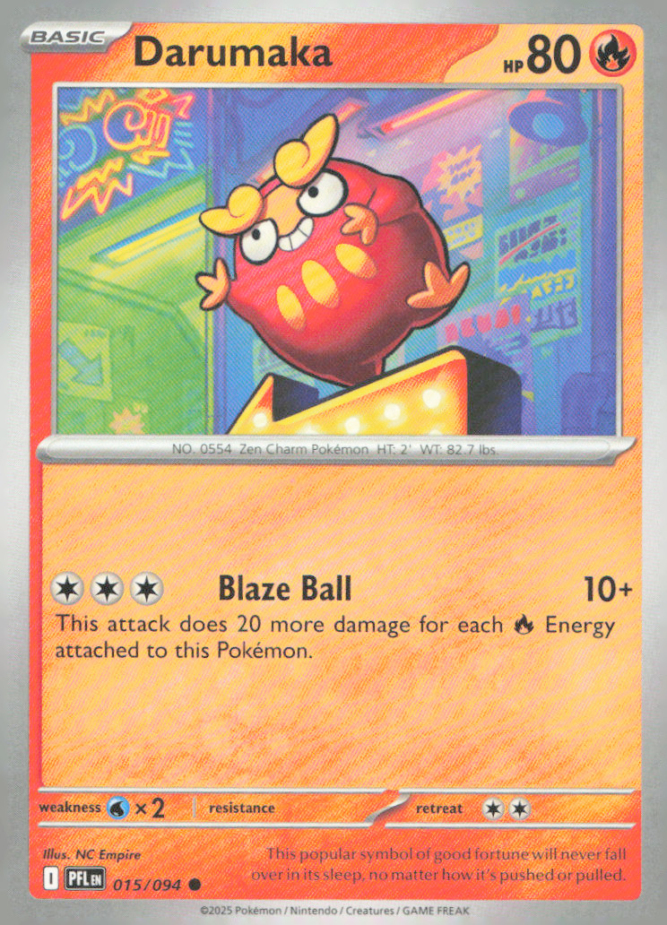 Darumaka Common ME02: Phantasmal Flames 015/094 NM