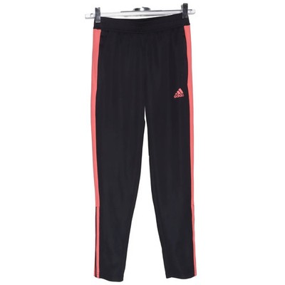 Adidas, Sporthose, Größe: 152, Schwarz/Rot, Polyester, Unisex (Kinder) #8UC