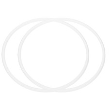 Dream Catcher Rings 8 Inch, 2 Piece Plastic for Macram  Garland