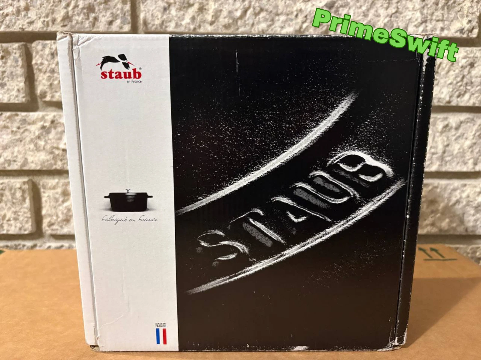 Staub Wa-Nabe S La Marmite 16cm 1.1L Black Cast Iron Cocotte Made in France, NEW