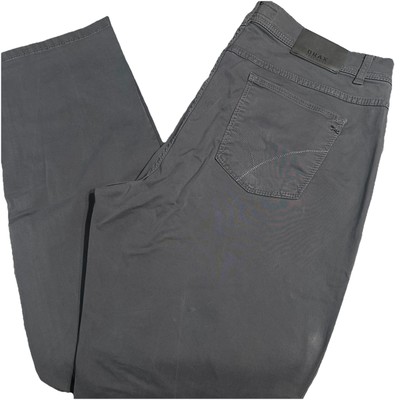 Brax  mens pants cooper fancy regular size 38x34  gray color