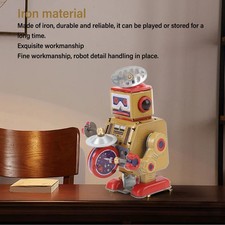 Wind Up Robot Toy Hand Made Exquisite Retro Wind Up Robot Interesting Iron