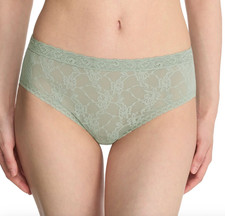 Natori One Size S-XL Bliss Allure Lace Girl Brief Panty 776303 NWOT Meadow