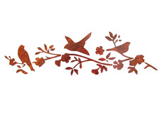 Bird Flower Trees Stencil Reusable 10 Mil Mylar Stencil Bird Flower Trees