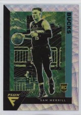 2020-21 Panini Flux Rookies Asia Silver Wave Prizm Sam Merrill #243 1u6
